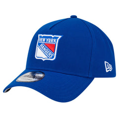 New York Rangers New Era Core A-Frame 9FORTY Adjustable Hat - Blue - NHL