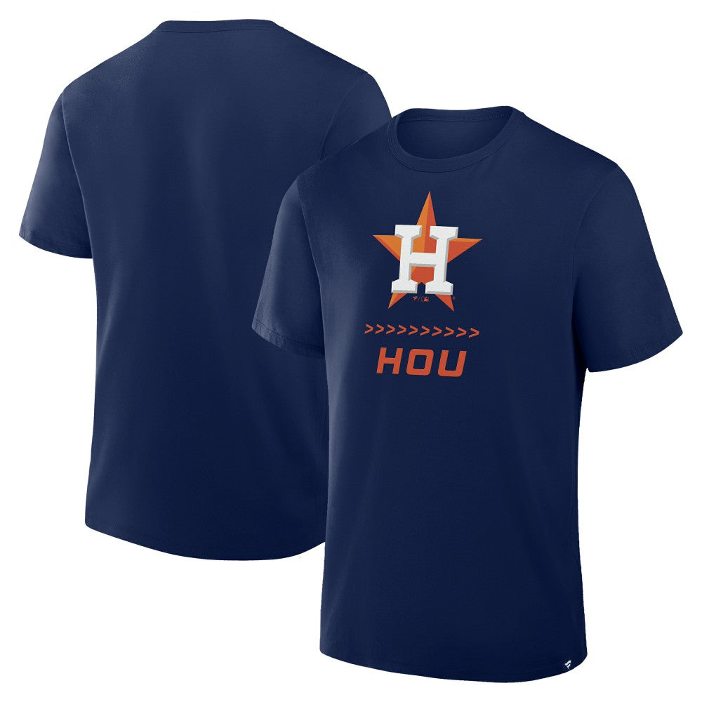 Houston Astros Fanatics Clubhouse Legacy Side Swipe T-Shirt - MLB