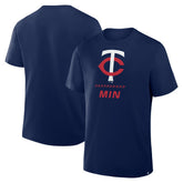 Minnesota Twins Fanatics Clubhouse Legacy Side Swipe T-Shirt - MLB