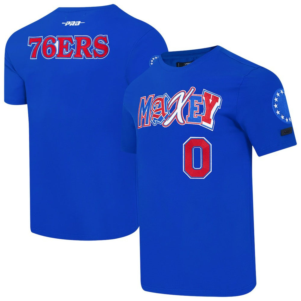 Tyrese Maxey Philadelphia 76ers Pro Standard City Ransom T-Shirt Royal - NBA