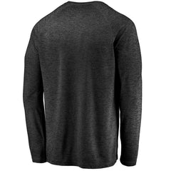 Green Bay Packers Iconic Striated Dark Logo Raglan Long Sleeve T-Shirt Black | Fanatics