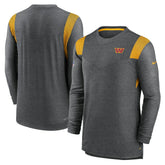Washington Commanders Player Performance Long Sleeve T-Shirt Heather Charcoal | Nike for Sale