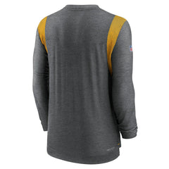 Washington Commanders Player Performance Long Sleeve T-Shirt Heather Charcoal | Nike for Sale