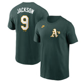 Reggie Jackson Athletics Nike Fuse Name & Number T-Shirt - MLB