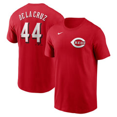 Elly De La Cruz Cincinnati Reds Nike Fuse Name & Number T-Shirt - MLB