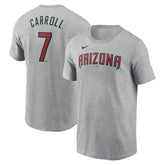Corbin Carroll Arizona Diamondbacks Nike Fuse Name & Number T-Shirt - MLB