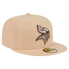 Minnesota Vikings New Era Candied Pecan 59FIFTY Fitted Hat Tan | NFL