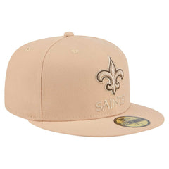 New Orleans Saints New Era Candied Pecan 59FIFTY Fitted Hat Tan | NFL