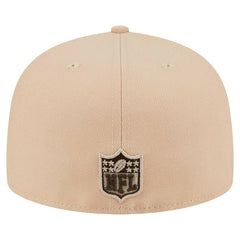 Pittsburgh Steelers New Era Candied Pecan 59FIFTY Fitted Hat Tan | NFL