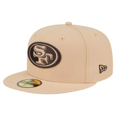 San Francisco 49ers New Era Candied Pecan 59FIFTY Fitted Hat Tan | NFL