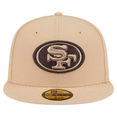 San Francisco 49ers New Era Candied Pecan 59FIFTY Fitted Hat Tan | NFL