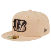 Cincinnati Bengals New Era Candied Pecan 59FIFTY Fitted Hat Tan | NFL