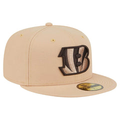 Cincinnati Bengals New Era Candied Pecan 59FIFTY Fitted Hat Tan | NFL
