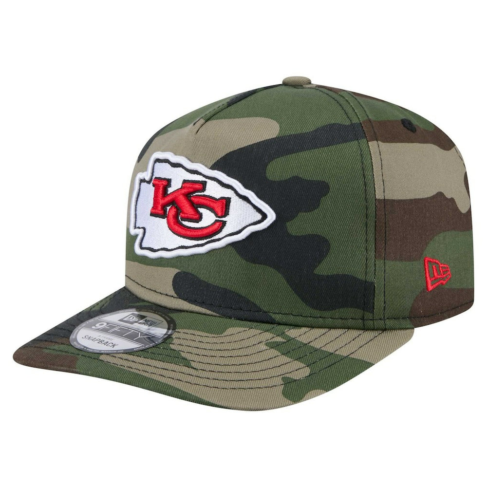 Kansas City Chiefs New Era Woodsy 9FIFTY Snapback Hat Camo | NFL