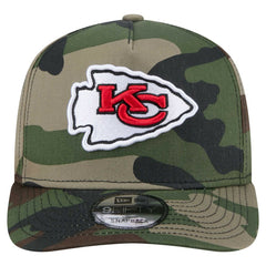 Kansas City Chiefs New Era Woodsy 9FIFTY Snapback Hat Camo | NFL