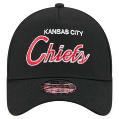 Kansas City Chiefs New Era Smith 9FORTY Adjustable hat Black | NFL