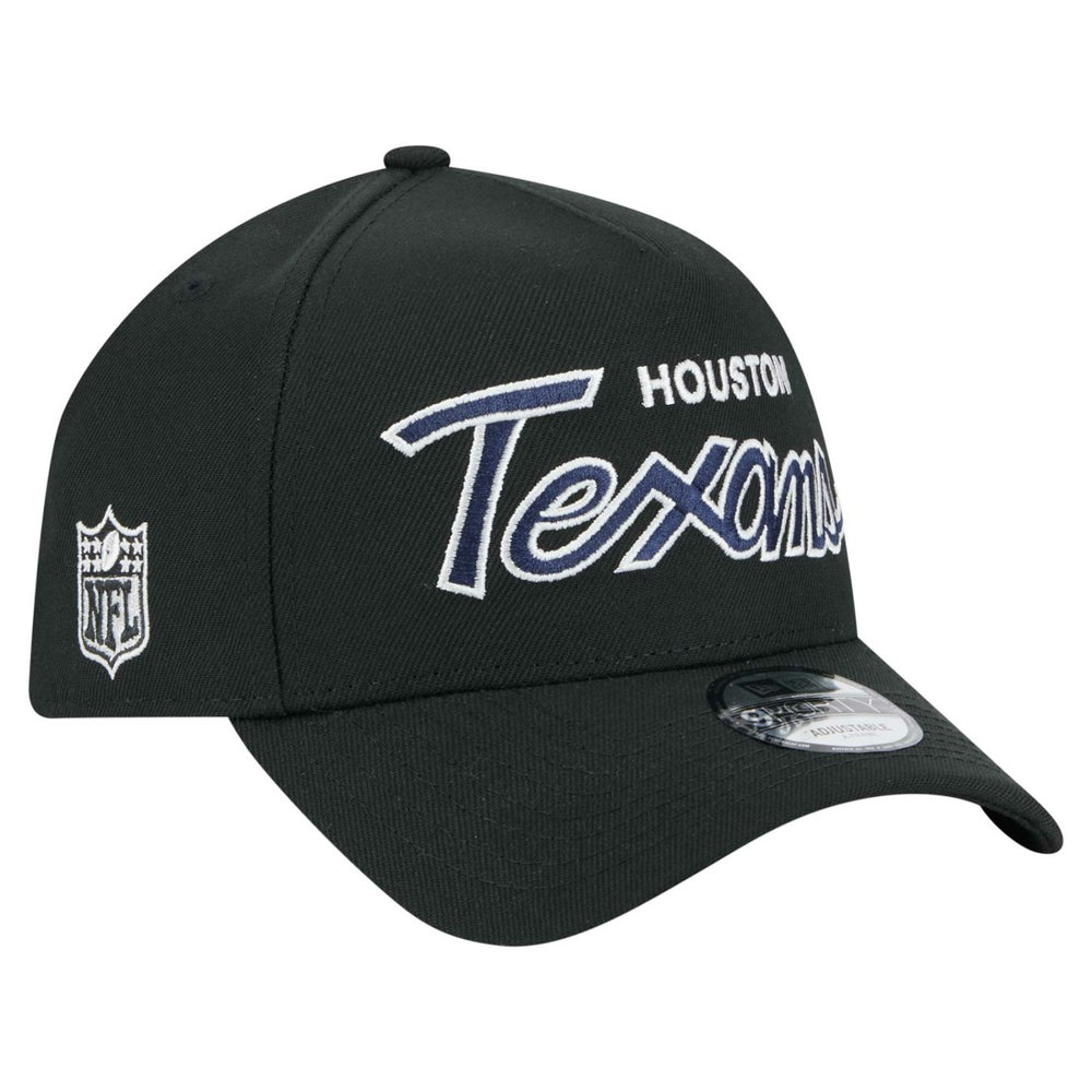 Houston Texans New Era Smith 9FORTY Adjustable hat Black | NFL