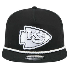 Kansas City Chiefs New Era B-Dub Golfer Snapback Hat Black | NFL
