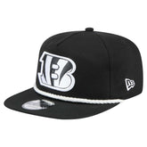 Cincinnati Bengals New Era B-Dub Golfer Snapback Hat Black | NFL