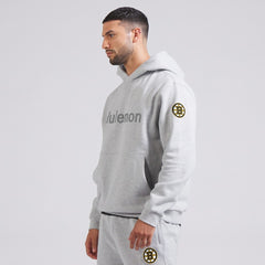 Boston Bruins lululemon Steady State Pullover Hoodie - Heathered Silver Drop - NHL