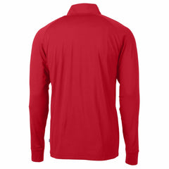 Cincinnati Reds Cutter & Buck Adapt Eco Knit Stretch Recycled Big & Tall Quarter-Zip Pullover Top - MLB