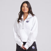 Edmonton Oilers lululemon Women's Scuba Oversized Half Zip Top - White - NHL