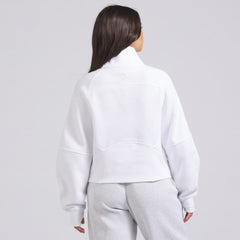 New York Rangers lululemon Women's Scuba Oversized Half Zip Top - White - NHL