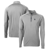 New York Yankees Cutter & Buck Big & Tall Adapt Eco Knit Stretch Recycled Quarter-Zip Pullover Top - MLB