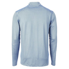 Tampa Bay Rays Cutter & Buck Virtue Eco Pique Micro Stripe Recycled Quarter-Zip Pullover Top - MLB