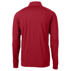 Detroit Tigers Cutter & Buck Patriotic Logo Adapt Eco Knit Stretch Recycled Quarter-Zip Pullover Top - MLB