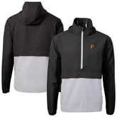 Pittsburgh Pirates Cutter & Buck Charter Eco Recycled Half-Zip Anorak Jacket - MLB
