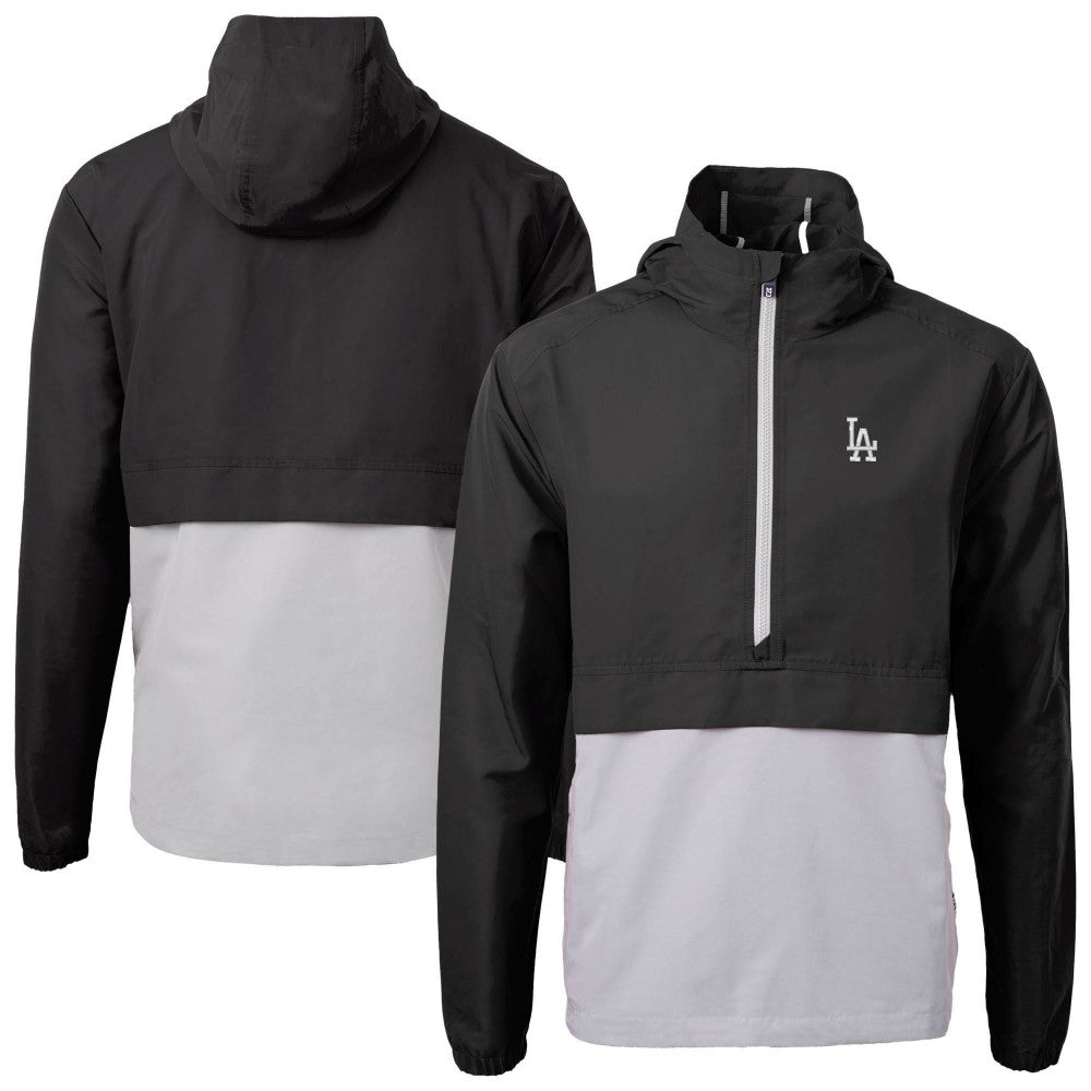 Los Angeles Dodgers Cutter & Buck Charter Eco Recycled Half-Zip Anorak Jacket - MLB