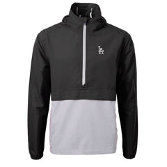 Los Angeles Dodgers Cutter & Buck Charter Eco Recycled Half-Zip Anorak Jacket - MLB