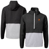 Baltimore Orioles Cutter & Buck Charter Eco Recycled Half-Zip Anorak Jacket - MLB