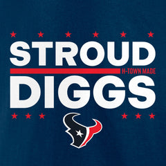 CJ Stroud & Stefon Diggs Houston Texans Election Players T-Shirt Navy | NFL
