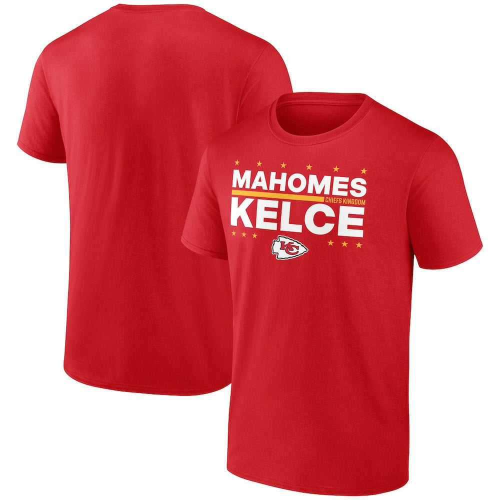 Patrick Mahomes & Travis Kelce Kansas City Chiefs Election Players T-Shirt Red | NFL