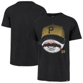 Paul Skenes Pittsburgh Pirates '47 Mustache Franklin T-Shirt - MLB