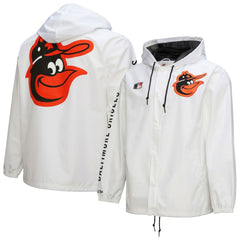 Baltimore Orioles Mitchell & Ness Vintage Full-Snap Hooded Coaches Jacket - MLB