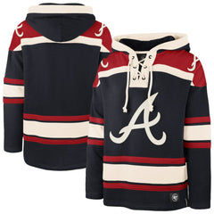 Atlanta Braves '47 Superior Lacer Pullover Hoodie - MLB
