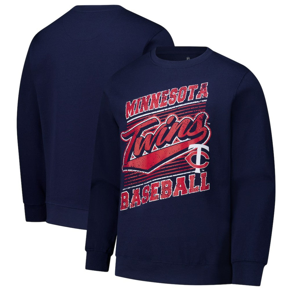 Minnesota Twins Stitches Lightweight Crew Sweatshirt - MLB