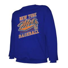 New York Mets Stitches Lightweight Crew Sweatshirt - MLB