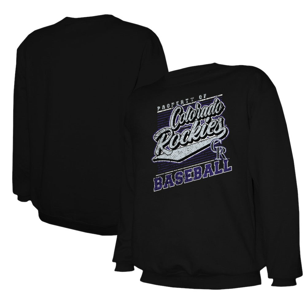 Colorado Rockies Stitches Lightweight Crew Sweatshirt - MLB