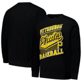 Pittsburgh Pirates Stitches Lightweight Crew Sweatshirt - MLB