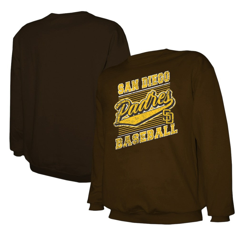 San Diego Padres Stitches Lightweight Crew Sweatshirt - MLB