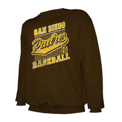 San Diego Padres Stitches Lightweight Crew Sweatshirt - MLB
