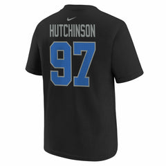 Aidan Hutchinson Detroit Lions Player Name & Number T-Shirt Black | Nike for Sale