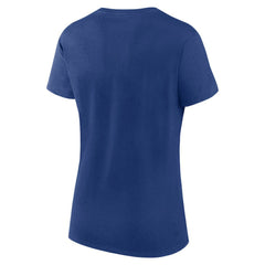 Vancouver Canucks Logo Athletic Women's Unrivaled T-Shirt - Blue - NHL