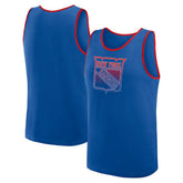 New York Rangers Logo Athletic Unmatched Success Tank Top - Blue - NHL