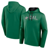 Dallas Stars Logo Athletic Head Start Pullover Hoodie - Kelly Green - NHL
