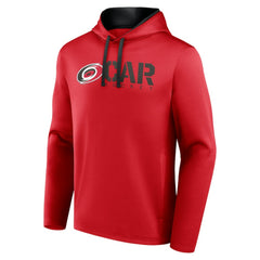 Carolina Hurricanes Logo Athletic Head Start Pullover Hoodie - Red - NHL